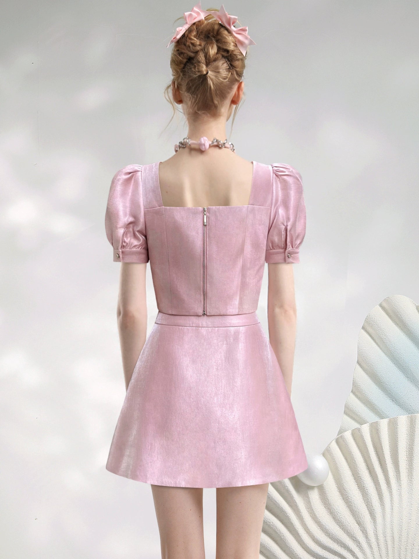 CHECOCRE Stubble French Romantic Celebrity Temperament Suit Skirt - ABRUPT.