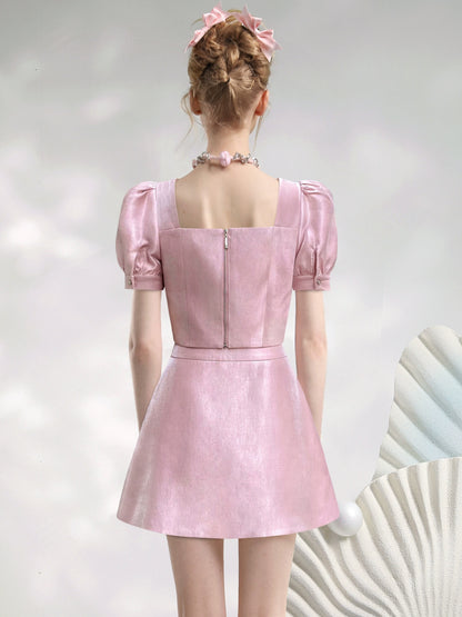 CHECOCRE Stubble French Romantic Celebrity Temperament Suit Skirt - ABRUPT.