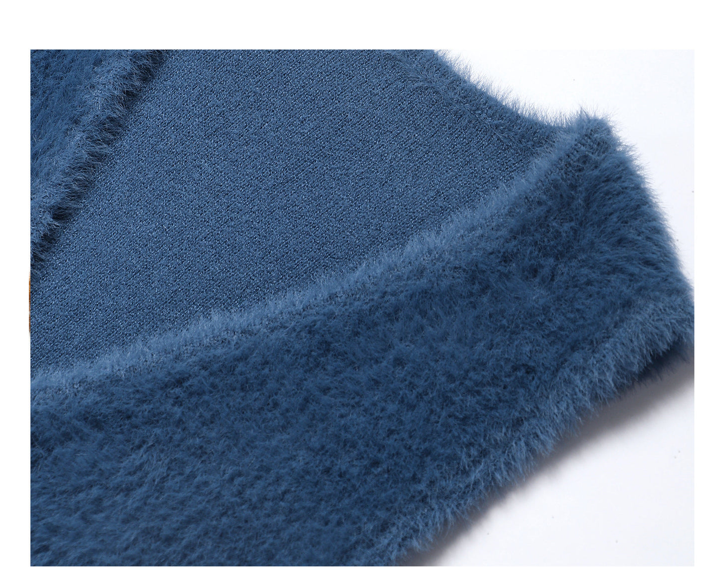 WANGXO | Ultimate Fluffy Mink Hair Texture  Lazy Soft Cardigan, Matching Vest & Elegant Fishtail Skirt Set-  KIMI ?