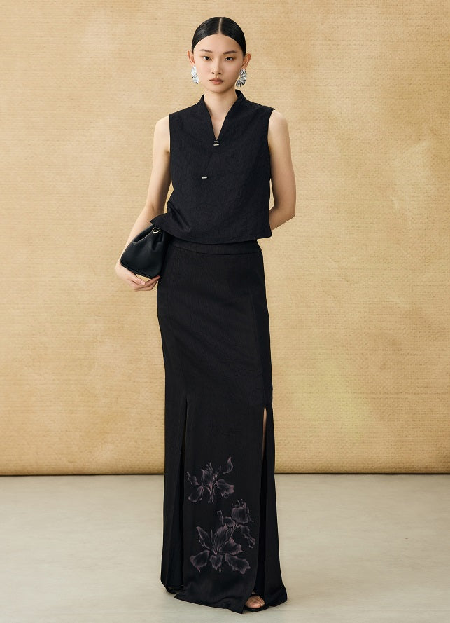 HECO Chinese Style Shoulder Sleeveless Top - GRACE.