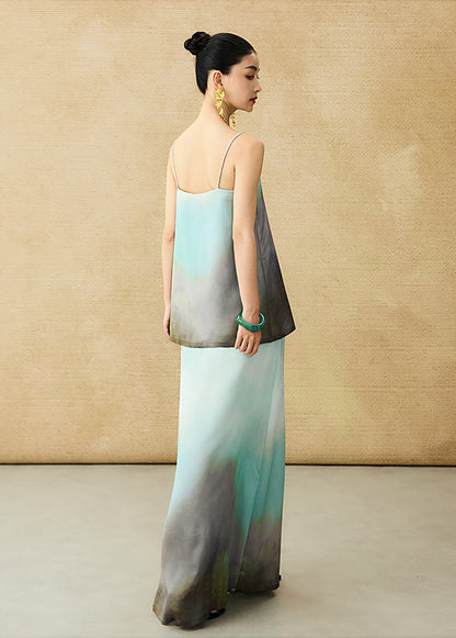 HECO Chinese Blended Temperament Silk Drape Hip Skirt - SOULS .