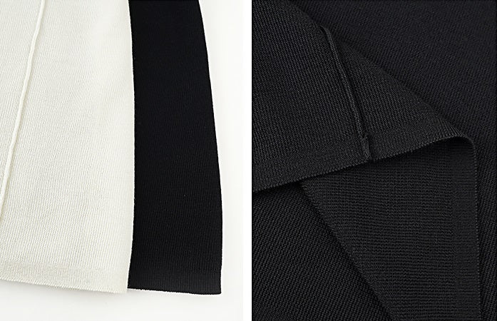 HECO Pit Strip Half-high Neck Short Sleeve T-Shirt - FLY.