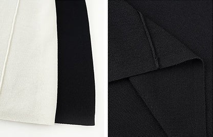 HECO Pit Strip Half-high Neck Short Sleeve T-Shirt - FLY.