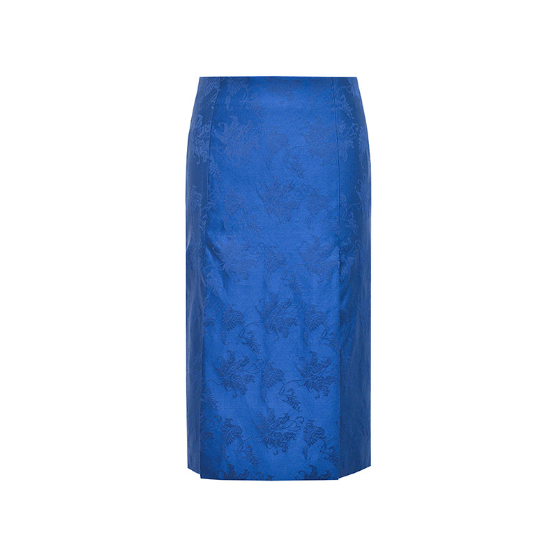 M essential Ma Kai designer Haiqing jacquard gag fish algae pattern nail bead top - CHEN.