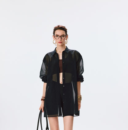 ANNASPEAK  Chest pad nude sports vest -AINA.