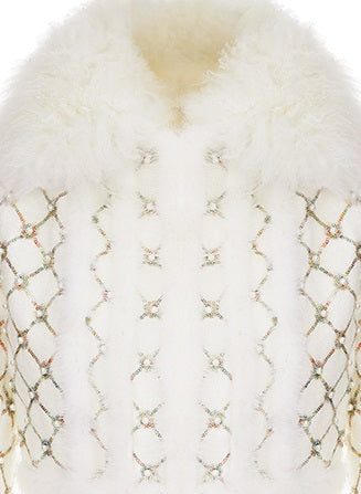 Wardrobes By Chen Elegant Embroidered Sequin/Bead Jacket/Short Skirt-Jay