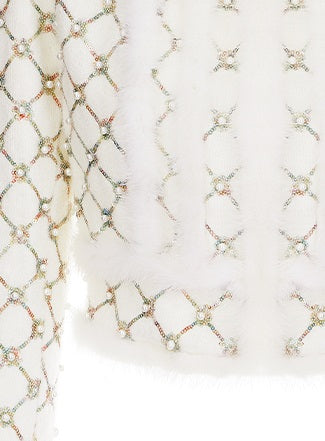 Wardrobes By Chen Elegant Embroidered Sequin/Bead Jacket/Short Skirt-Jay