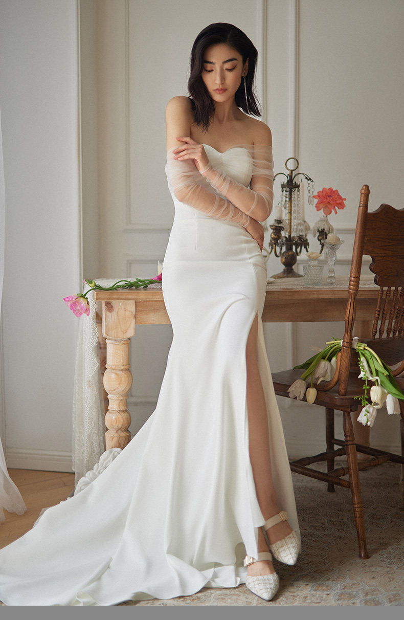 GOUDIN long-sleeved gown clothing-REMI.