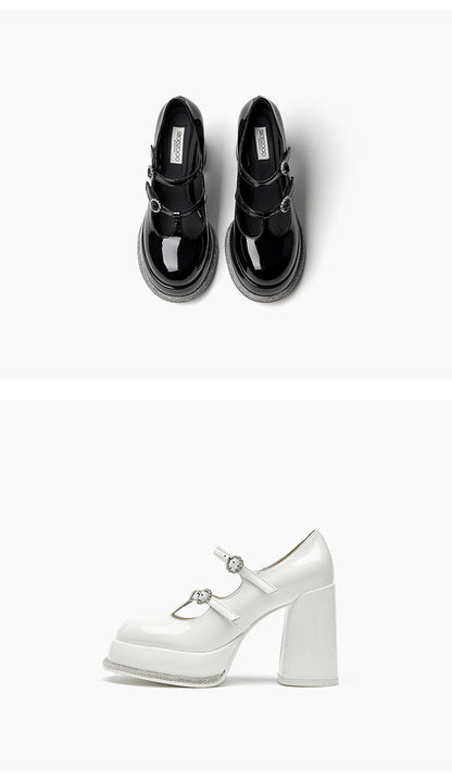 SHOESZOOO Platform Maryjane High Block Heels - SWADE.