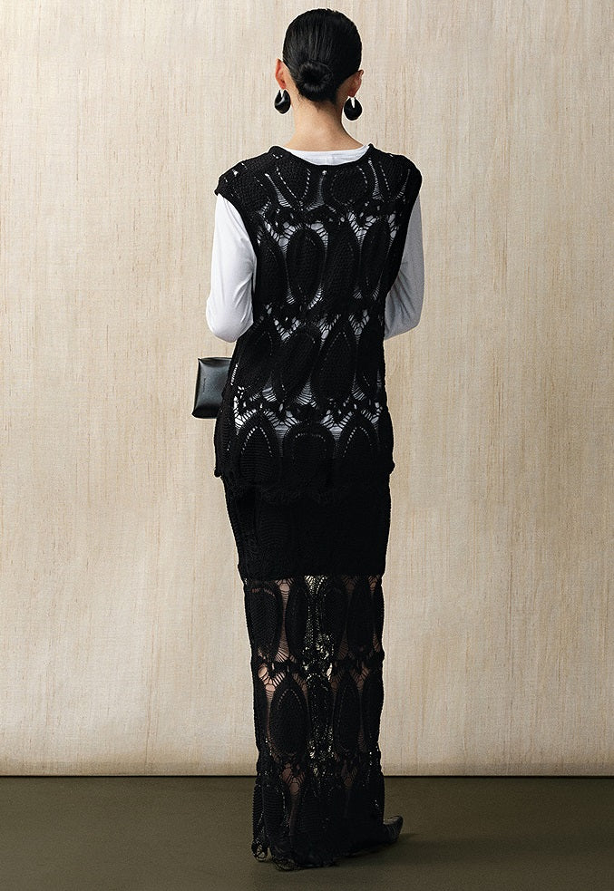 ZHUCHONGYUN white loose crew neck long-sleeved modal top-NATIE.