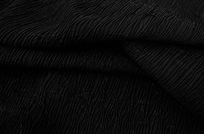 HECO Chinese style wrinkle elastic crew neck vest  age-reducing top - CAST.