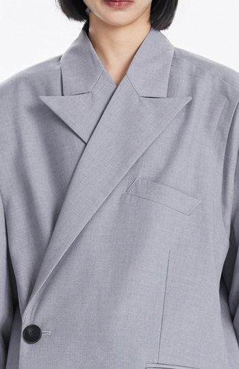 TINY IN wide-shouldered women's silhouette blazer-CAMI