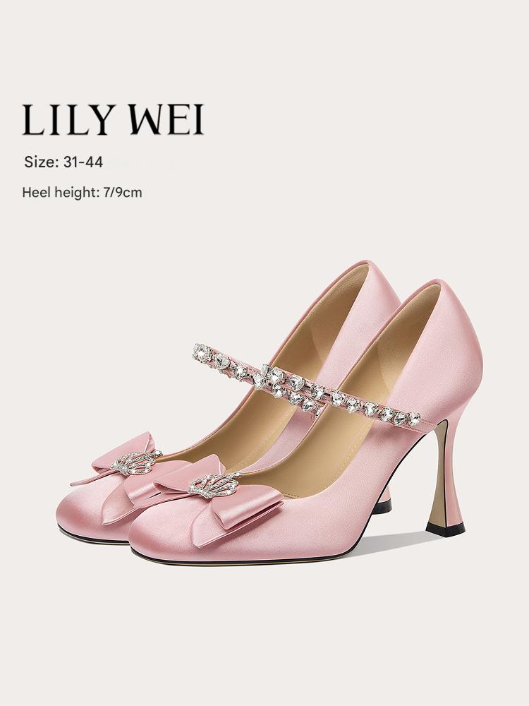 LilyWei [Rainy Sky Set] French high heels, feminine temperament, comfortable-AMELIA