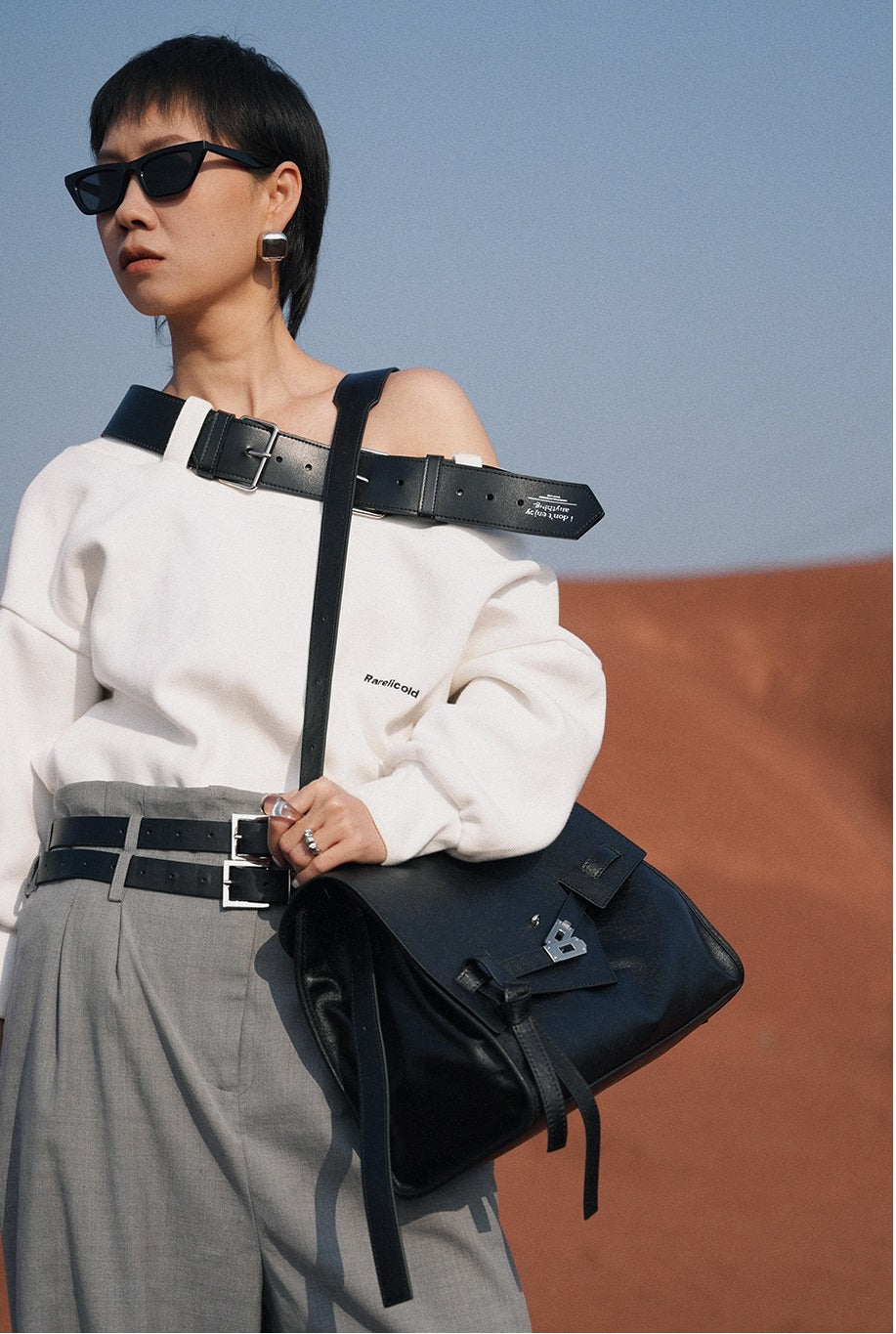 IUBALLET Genuine Leather Commuter Shoulder Tote Bag - PSALM.