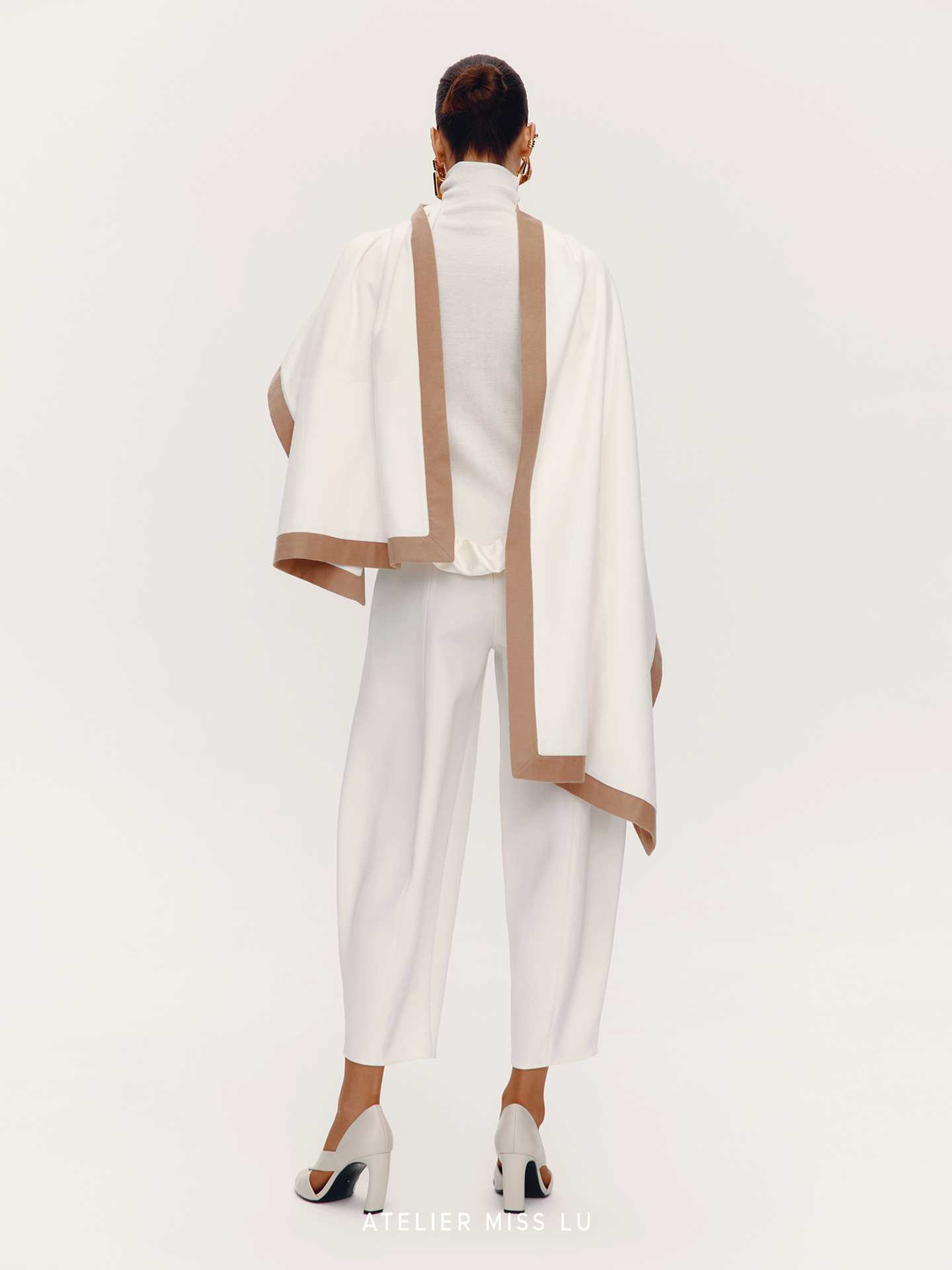 ATELIER MISS LU [After the Drama] New Artistic Scimitar Silhouette Pants - GRAT.