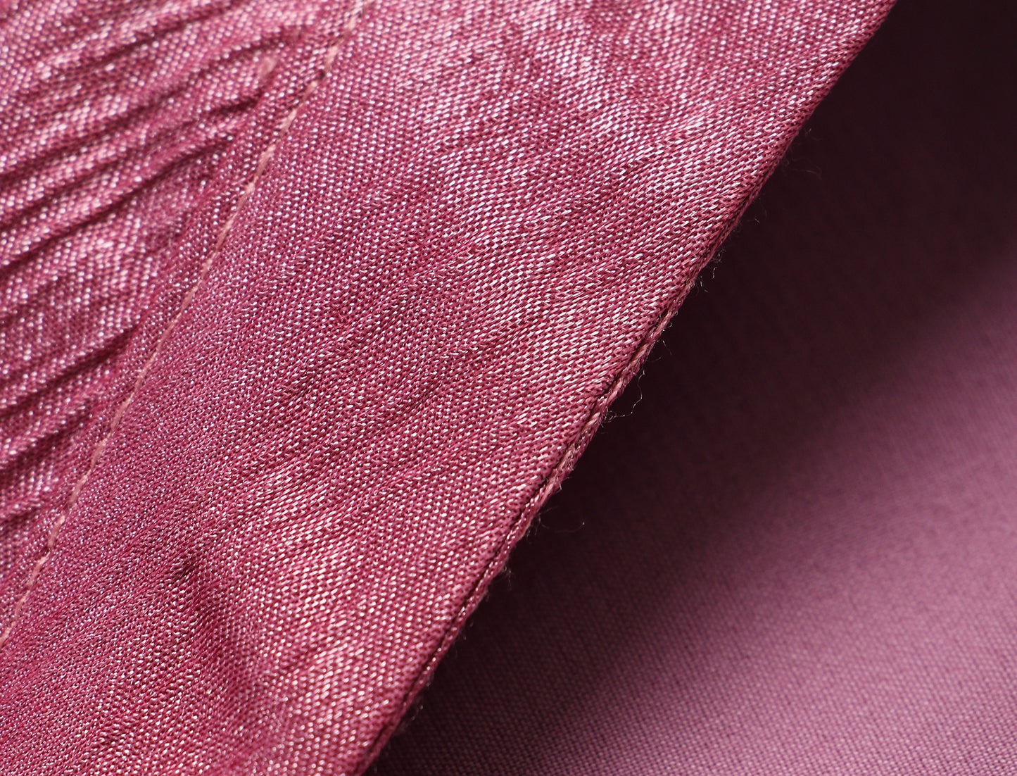 WANGXO Lumina Silk Satin Twill V-Neck Puff Sleeve Top - REYNA.