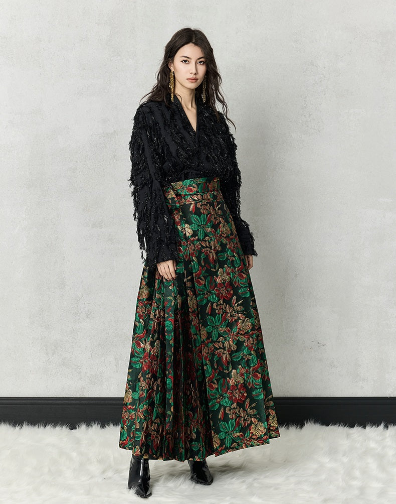 HECO Three-dimensional Tassel Fashion Top Shirt Women - flesh.