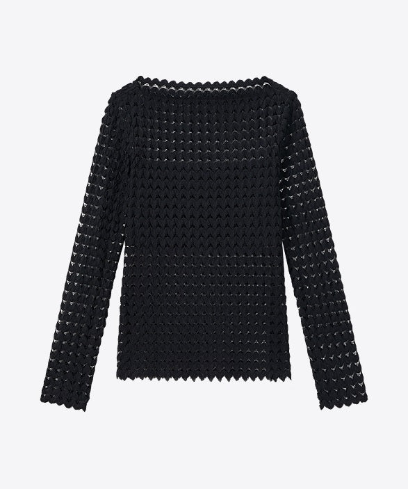 COMME MOI  women's sexy cut-out shoulder top - LILLIAN.