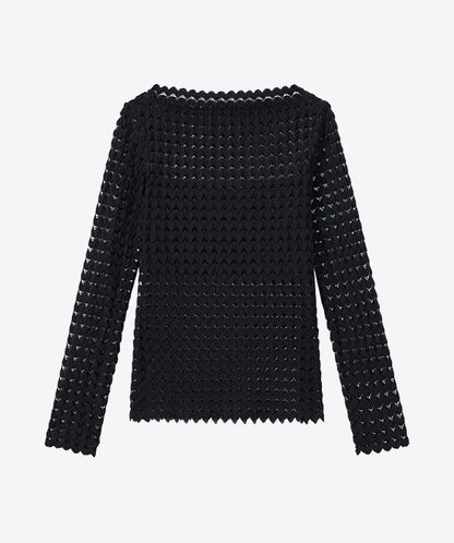 COMME MOI  women's sexy cut-out shoulder top - LILLIAN.