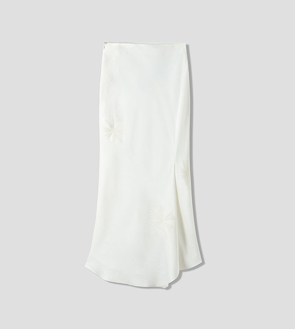 COMME MOI Lv Yan designer summer women's three-dimensional embroidered fishtail skirt - JESUS.