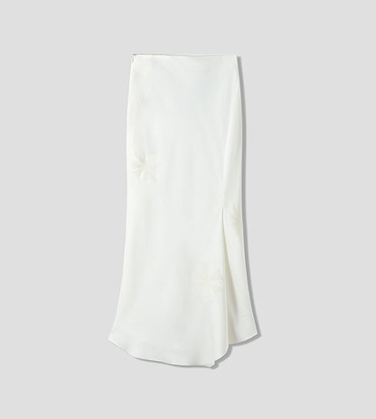 COMME MOI Lv Yan designer summer women's three-dimensional embroidered fishtail skirt - JESUS.