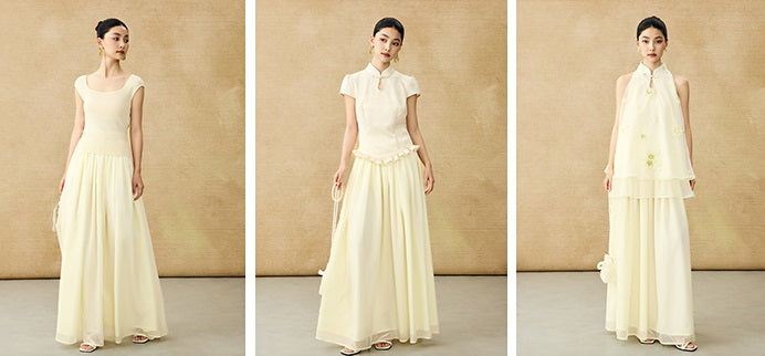 HECO Double Tulle Ballet Style Umbrella Skirt And Top Outfit Set - MATRIC.