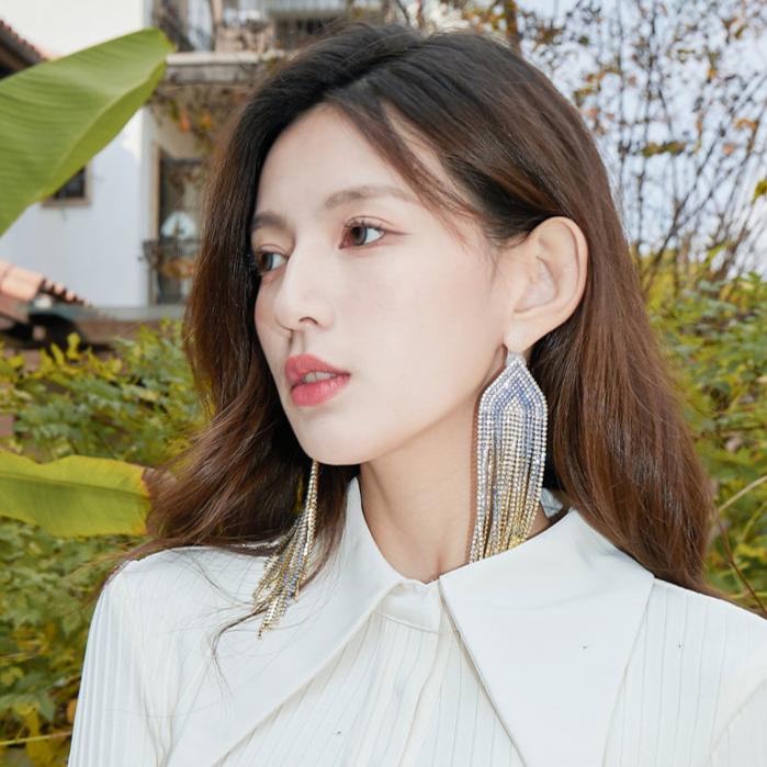 DOLLY High End Blue Diamond Earring-JUA