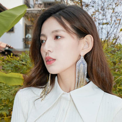 DOLLY High End Blue Diamond Earring-JUA