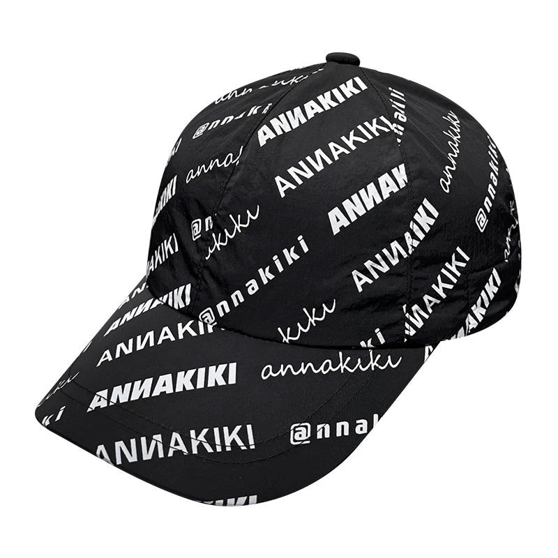 ANNAKIKI Summer Niche Designer Monogram Print Sunscreen Baseball Cap