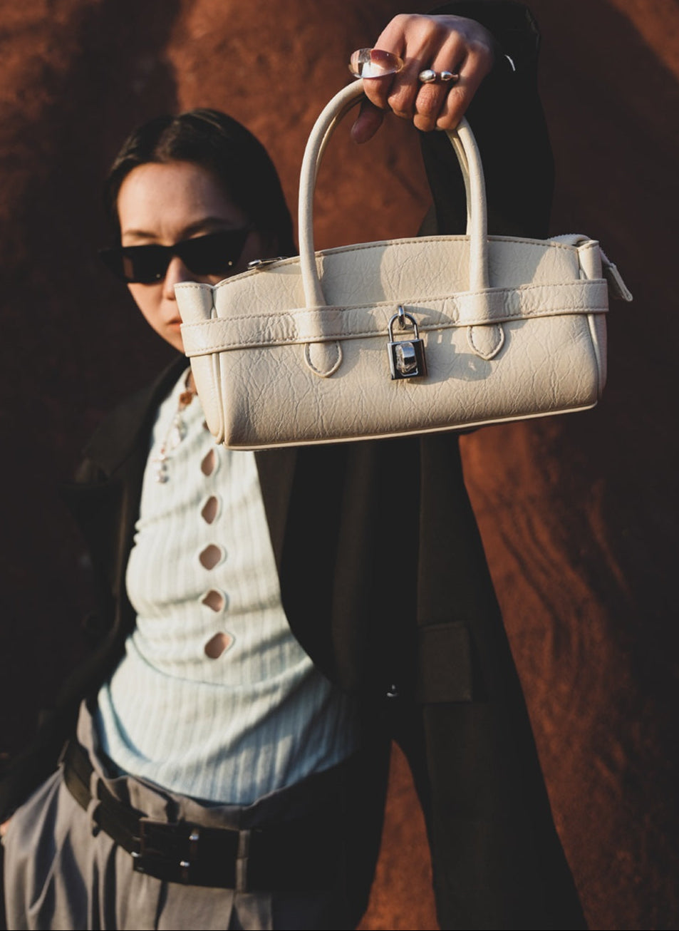 IUBALLET Portable Faux Leather Mini Bag - JANE.