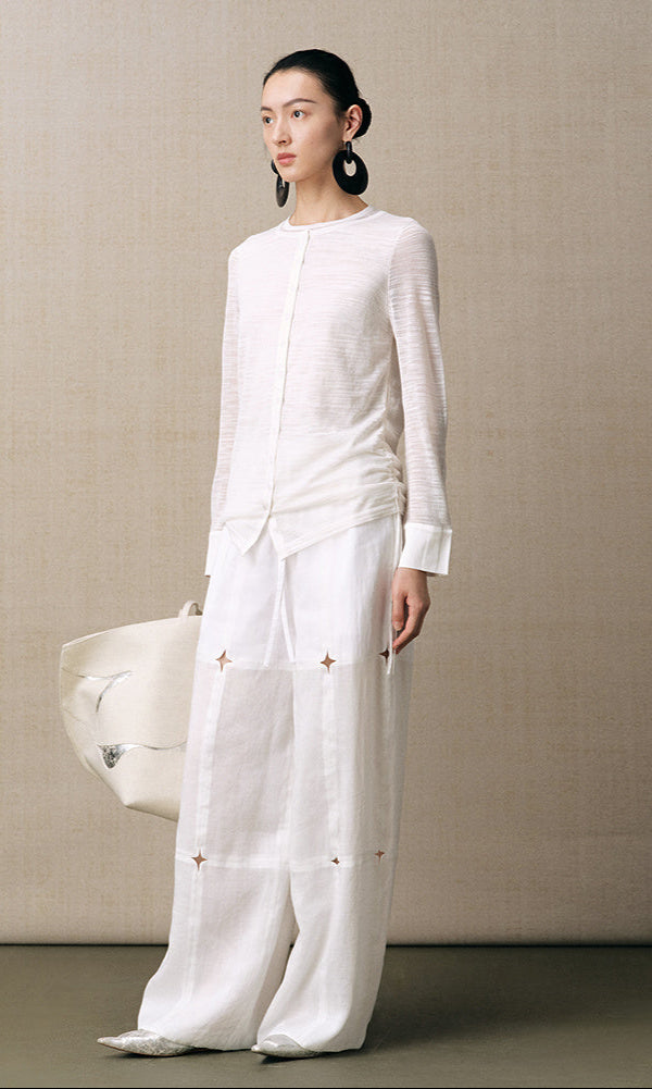 ZHUCHONGYUN new Chinese knitted long-sleeved top-CANSA.