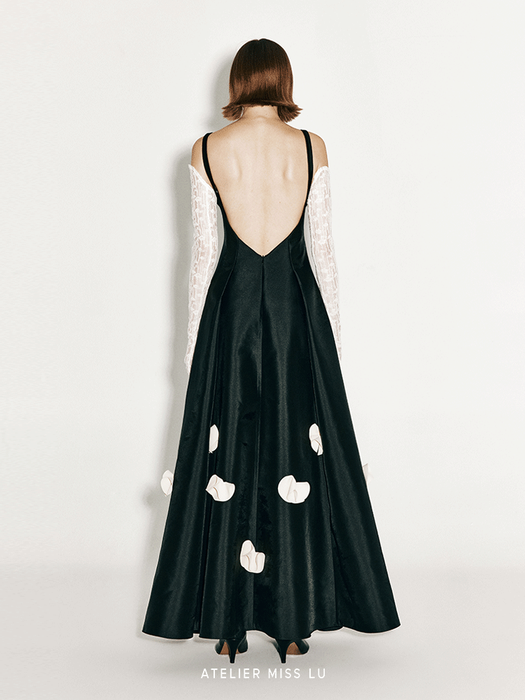 AtelierMissLu Fall/Winter 2024 Sheep Wool Texture Slightly Translucent Long Gloves - JOSHUA