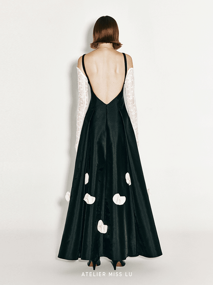 AtelierMissLu Fall/Winter 2024 Sheep Wool Texture Slightly Translucent Long Gloves - JOSHUA