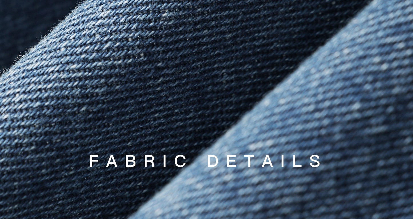 WANGXO| Flexible Cotton Denim Ruffle Top & Straight-Leg Pants- NAYA.