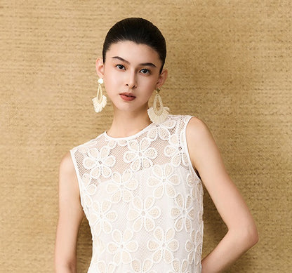 HECO Chinese three-dimensional embroidered dress two-piece dress - SQUIRM.