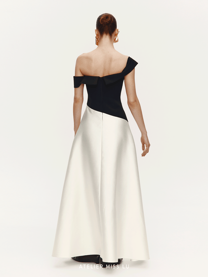 ATELIER MISS LU Glossy bandeau dresses and long skirts - AUTHUR