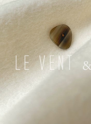 LE VENT&TES AILES Luxury winter camel hair tweed scarf jacket coat-ROSA.