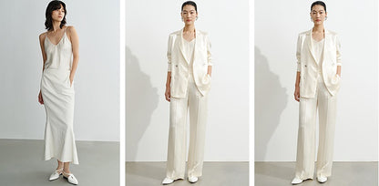 COMME MOI Lv Yan designer summer full acetate texture fashion V-neck suspenders - RICK.