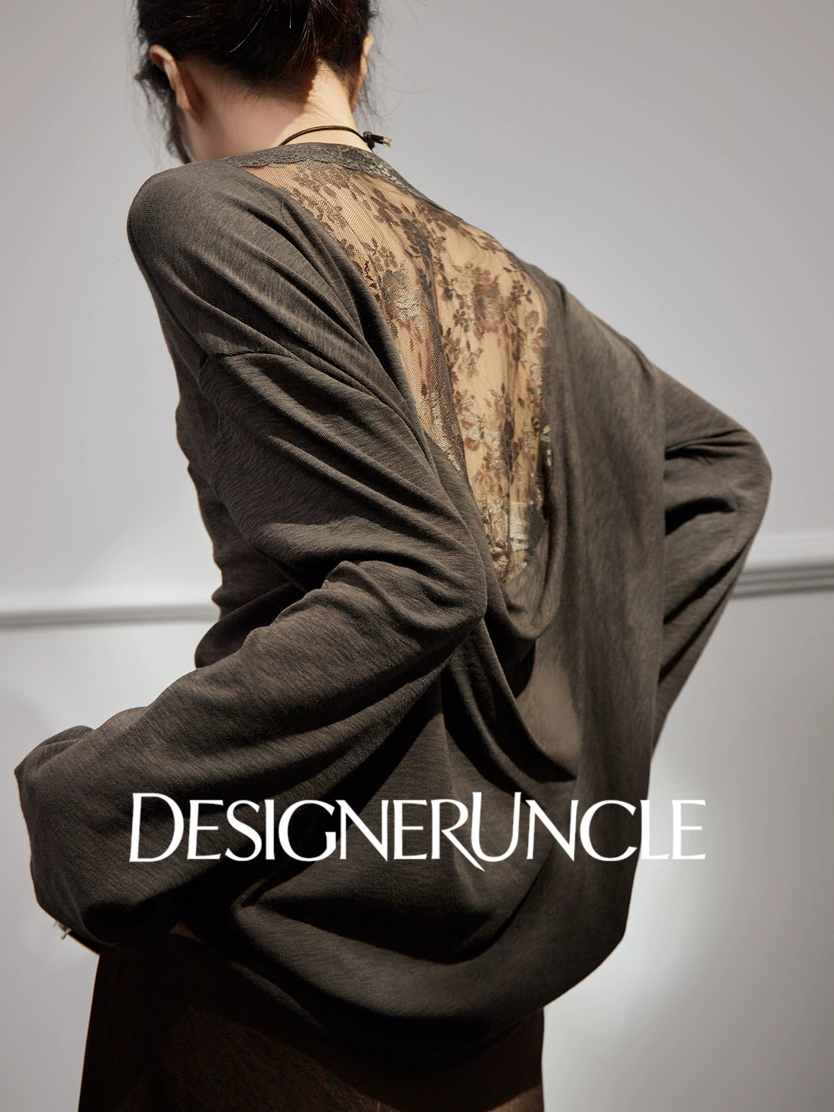 DGU "Obscure" women's new retro loose slimming versatile high-end top trend- Frances ?