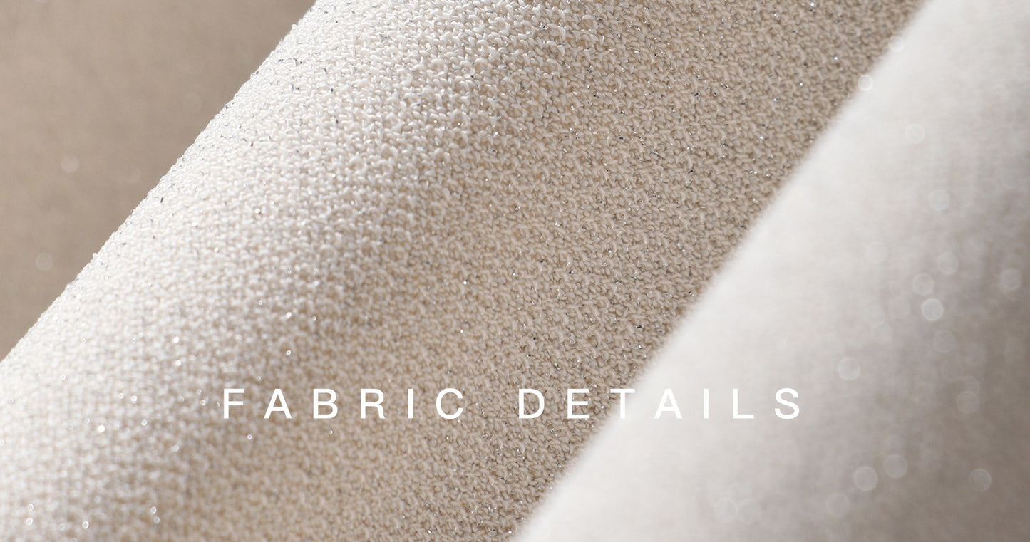 WANGXO | Sequin Silk Knit Dress with Vertical-Cut Waist A-Line Hem  SÉLI.