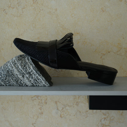 B-FEI niche French semi-slippers toe mules-JISUNG.
