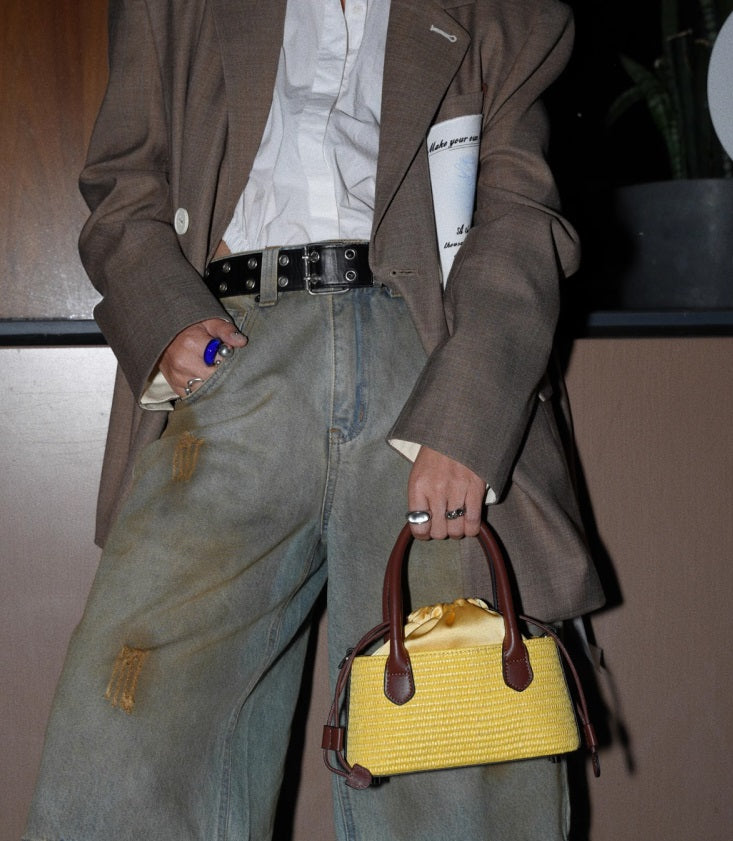 IUBALLET Elegant Woven Little Hand Bag  - PHENOM.