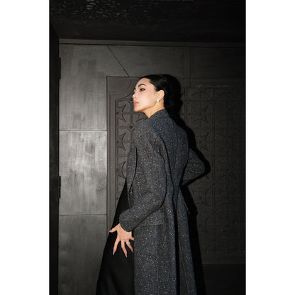 MEI SANGUAN reversible woolen coat - MANNY