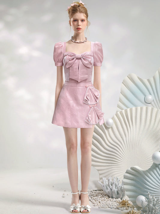 CHECOCRE Stubble French Romantic Celebrity Temperament Suit Skirt - ABRUPT.