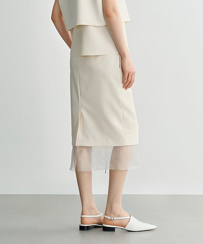 COMME MOI summer  women's fashion patchwork flower skirt - SHALOM.