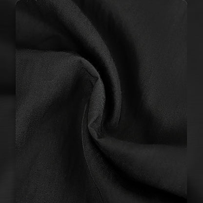 HECO Black Slit Summer High-waisted Long Skirt - MUSE.