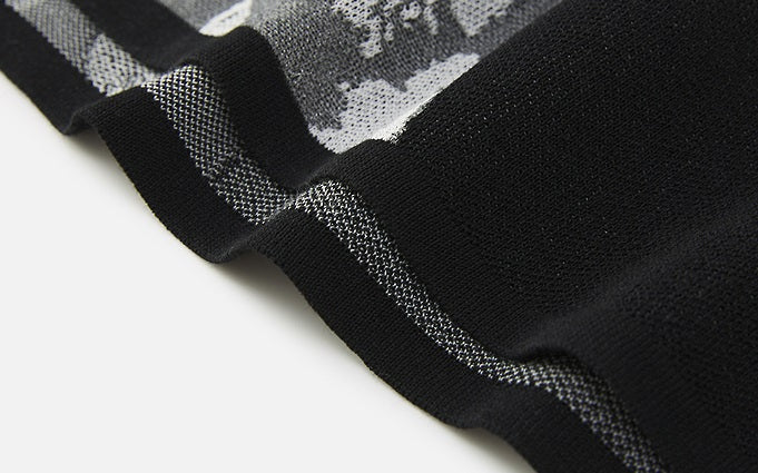 ZHUCHONGYUN new Chinese jacquard waist knit dress--URYUU.