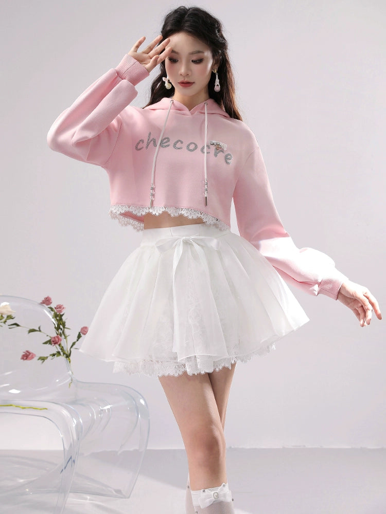 CHECOCRE  Elegant Stubble Age-Reducing Sweet Girl Suit Skirt -  TREATED
