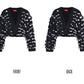 Limited edition  jacquard tassle sequin beaded knitted cardigan jacket - Akirr