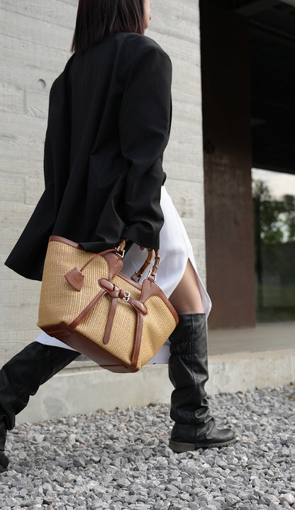 IUBALLET Genuine Leather Large Commuter Tote Bag - LIFT.